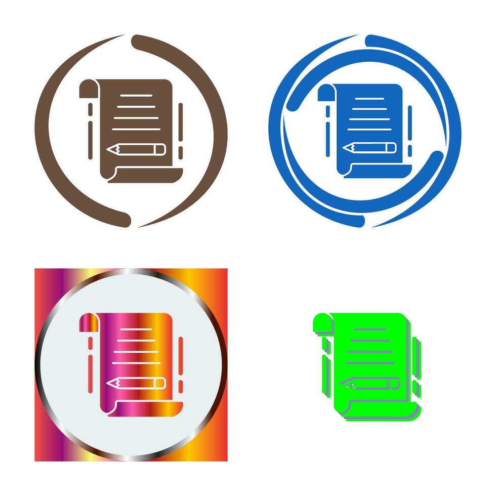 Write Vector Icon