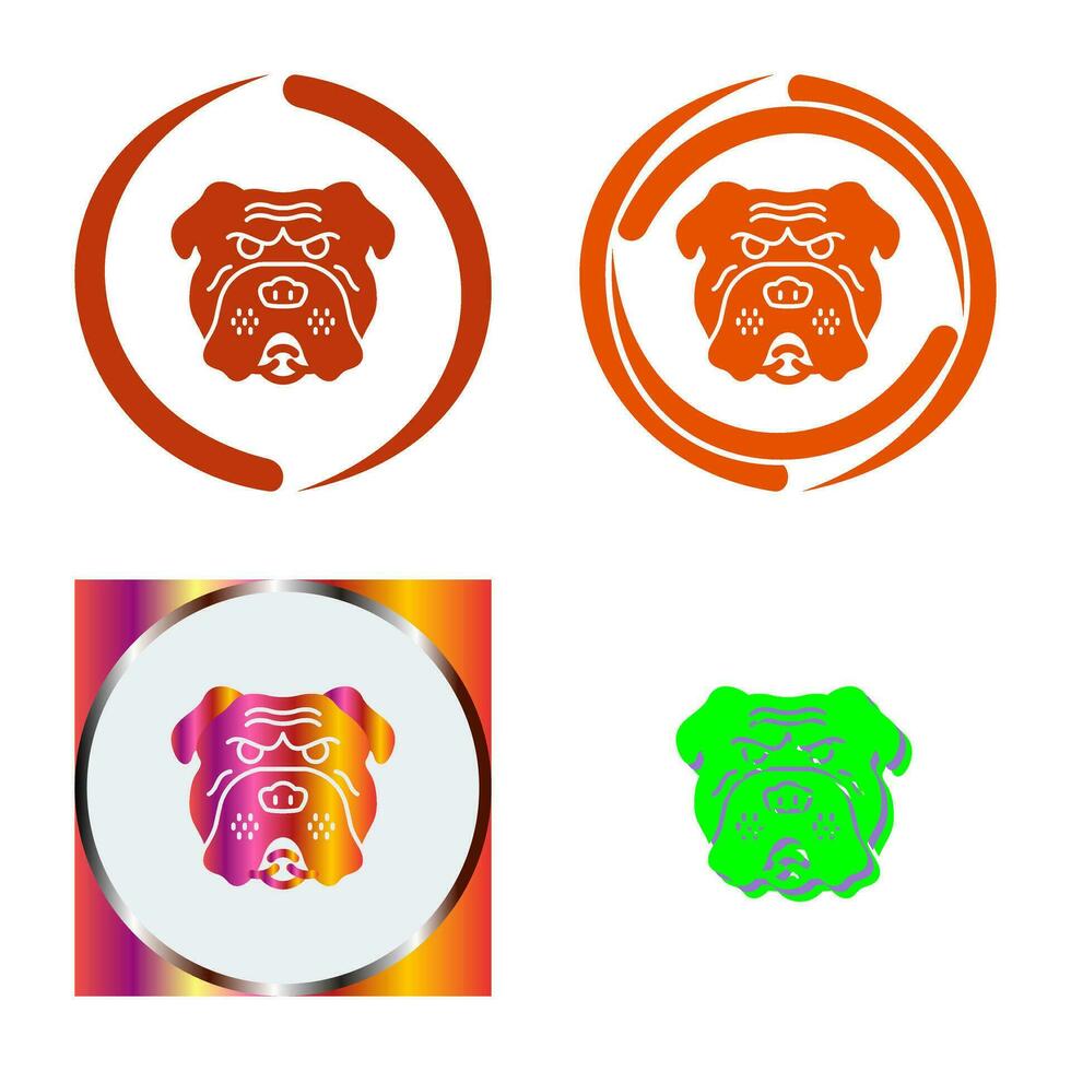 Bulldog Vector Icon