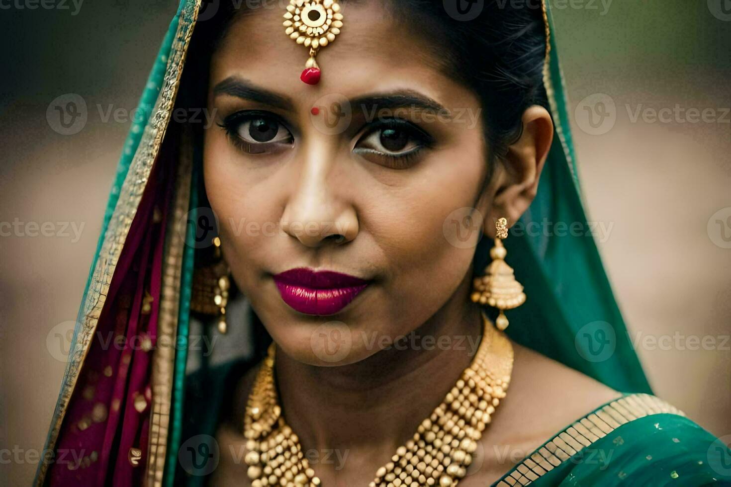 un hermosa indio mujer en un tradicional sari. generado por ai 31242166  Foto de stock en Vecteezy