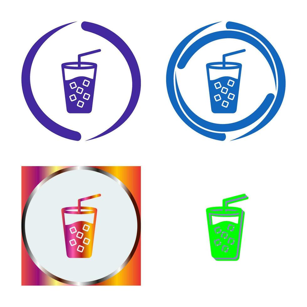 Cold Drink Vector Icon