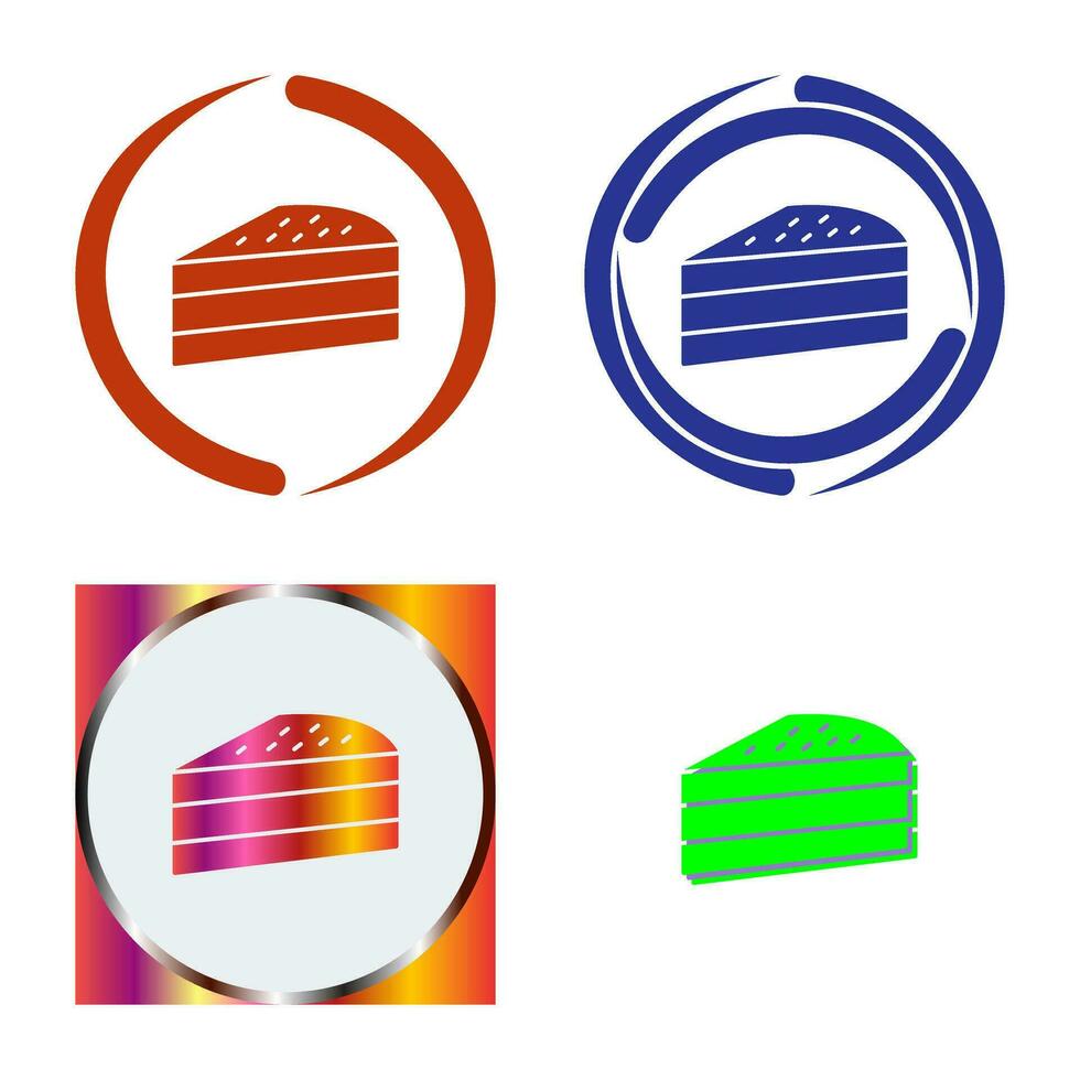 Cake Slice Vector Icon