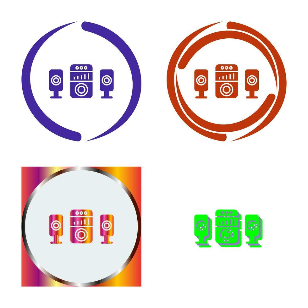 Sound System Vector Icon