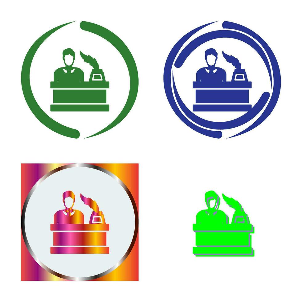 magistrate Vector Icon