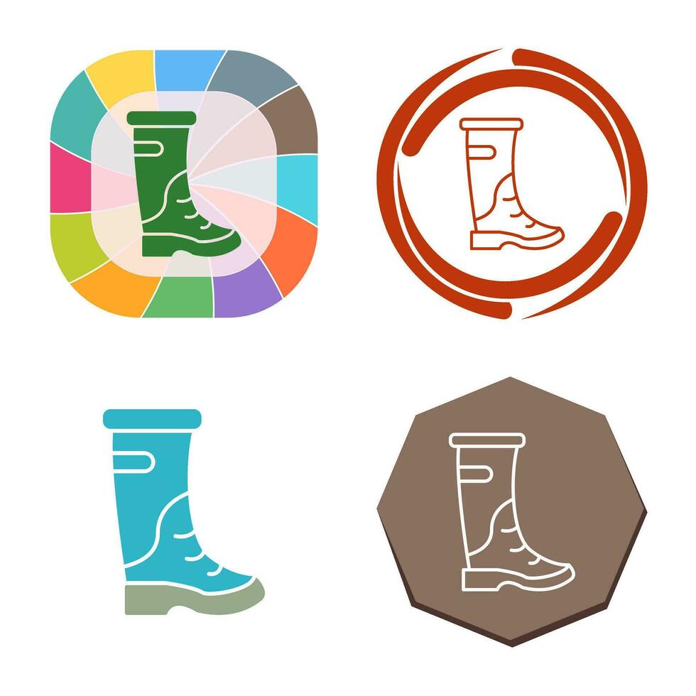 Rain Boots Vector Icon