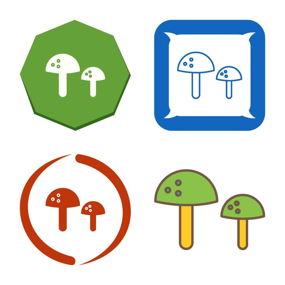 Mushrooms Vector Icon