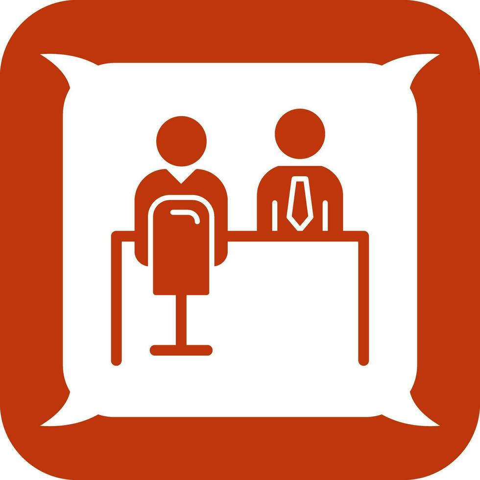 Employee Interview Vector Icon