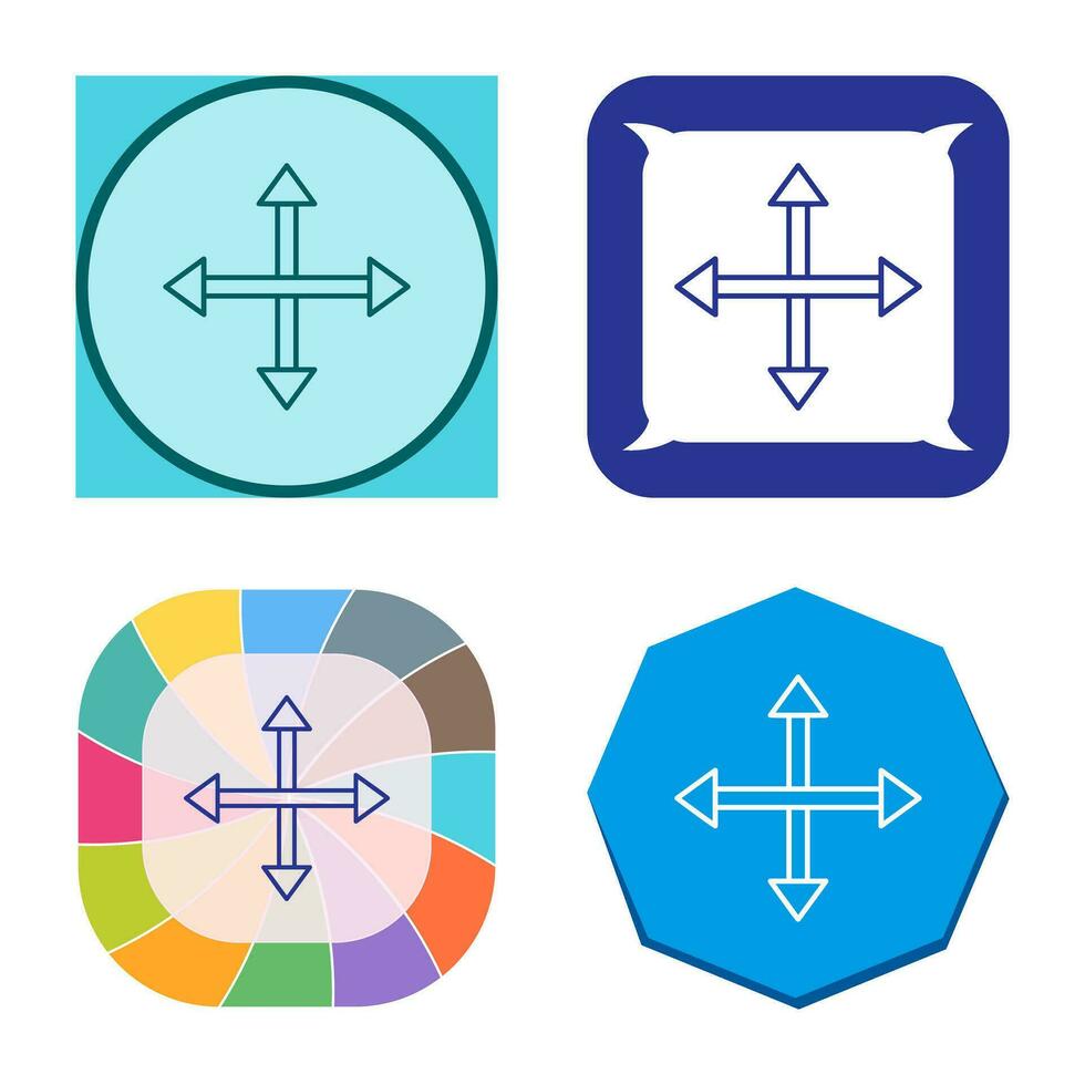 Unique Move Vector Icon