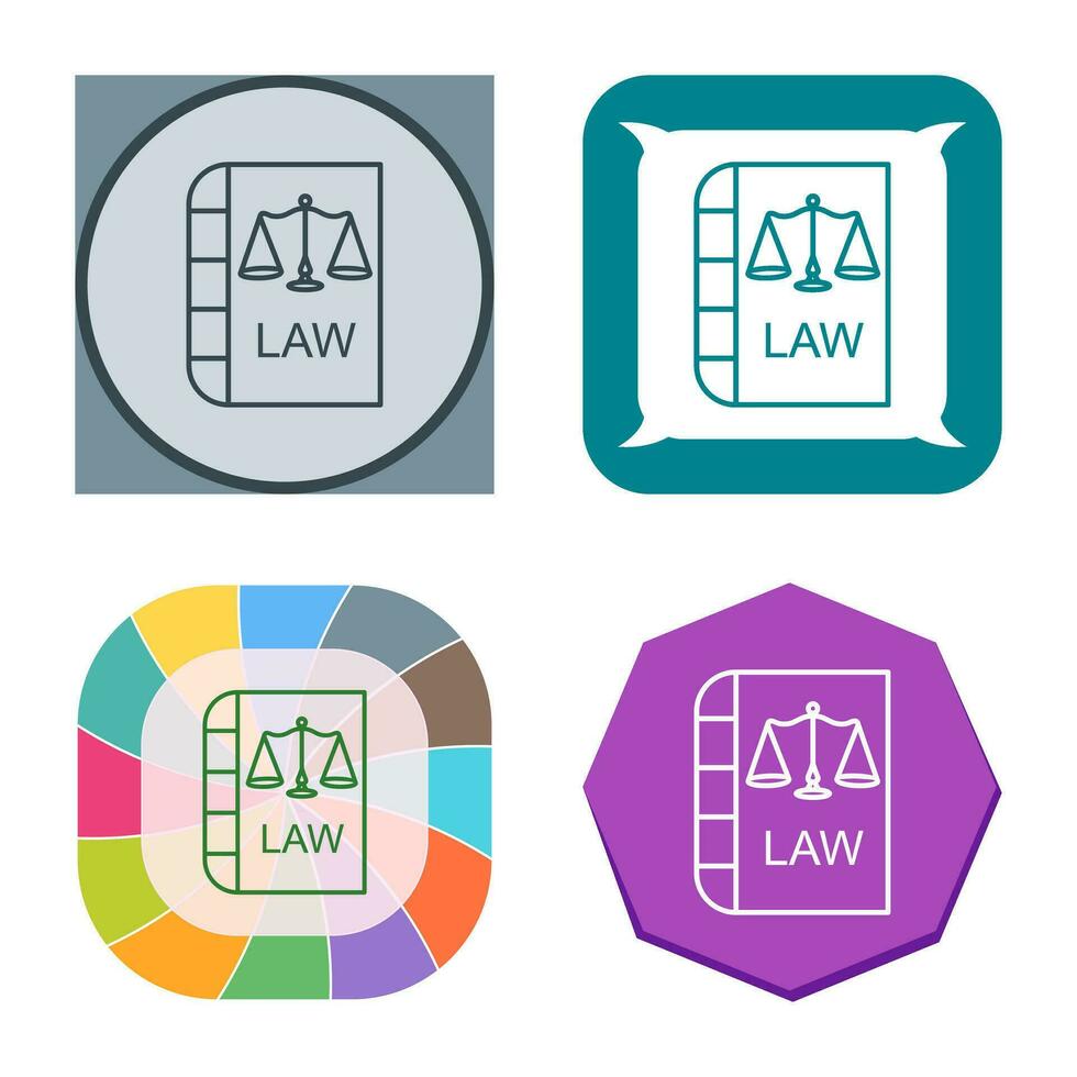 Law and Order Vector Icon