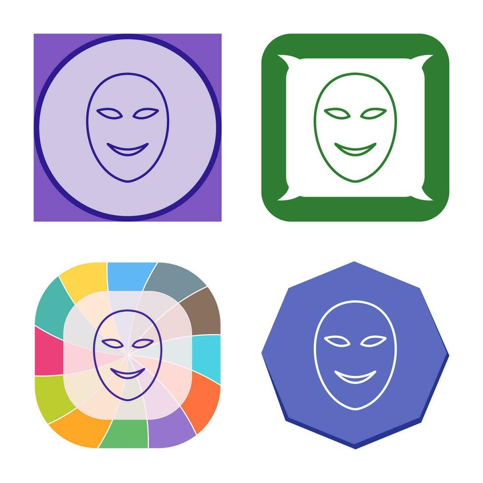 Ancient Face Mask Vector Icon