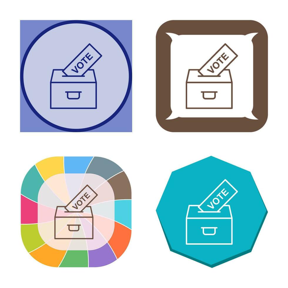 Casting Vote Vector Icon