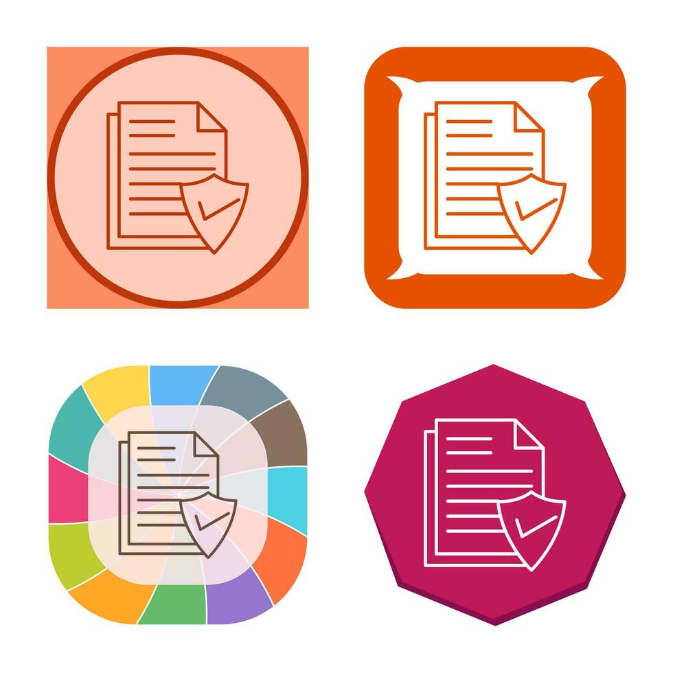 Valid Document Vector Icon