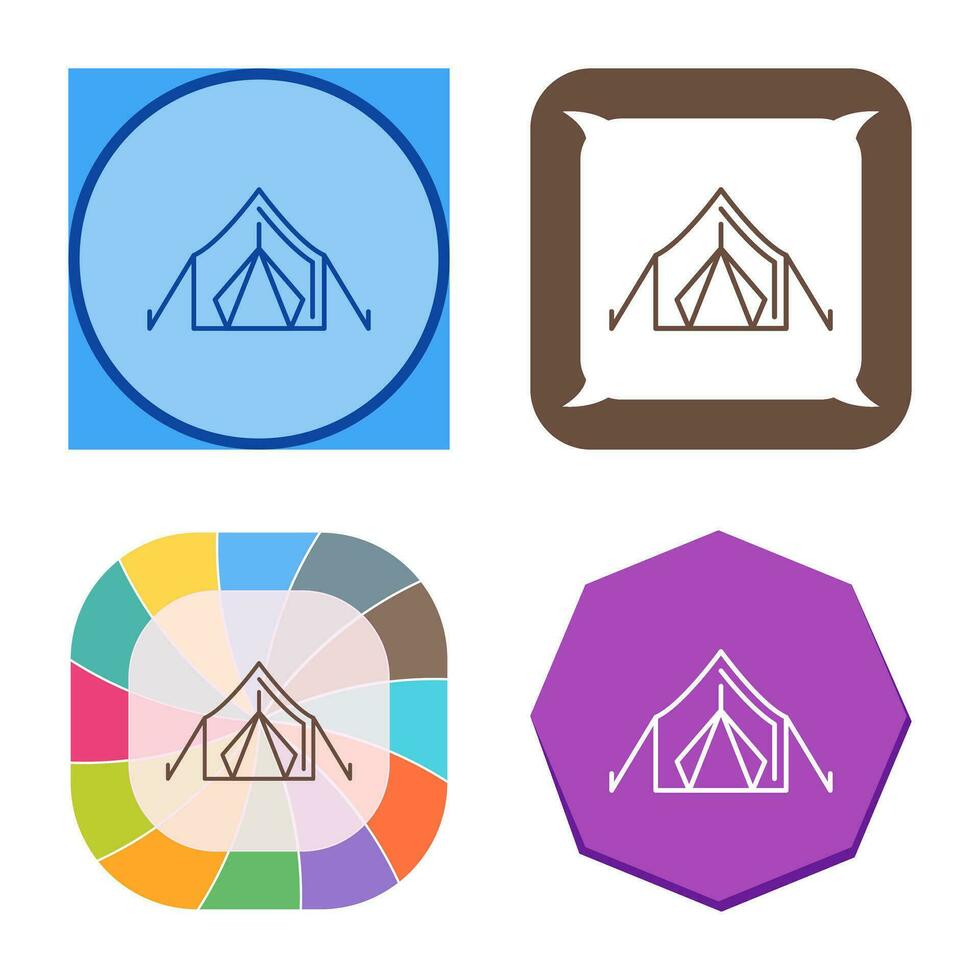 Tent Vector Icon