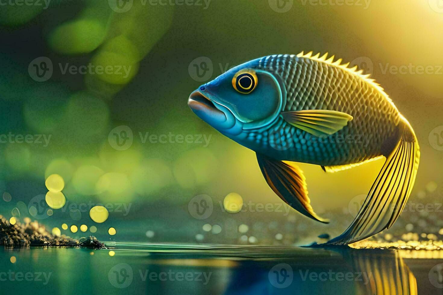 fish, fish, fish, fish, fish, fish, fish, fish, fish, fish. AI-Generated photo