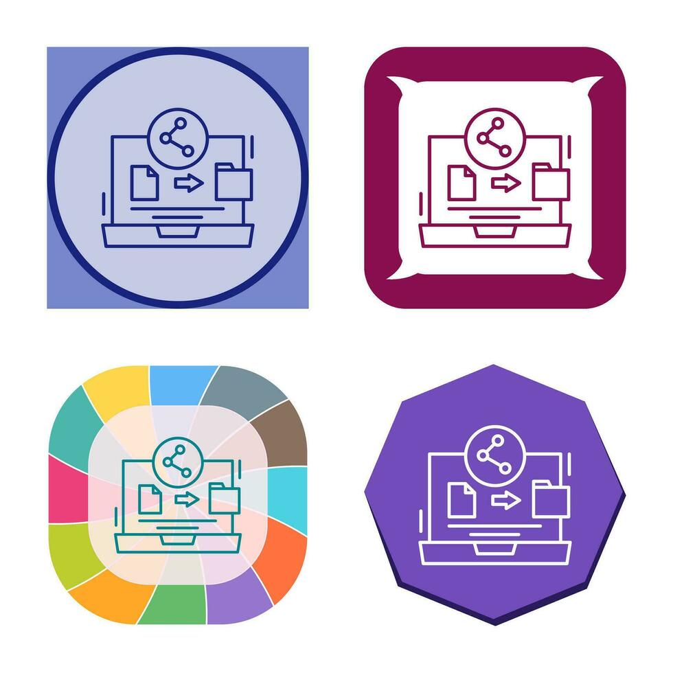 File Share Vector Icon