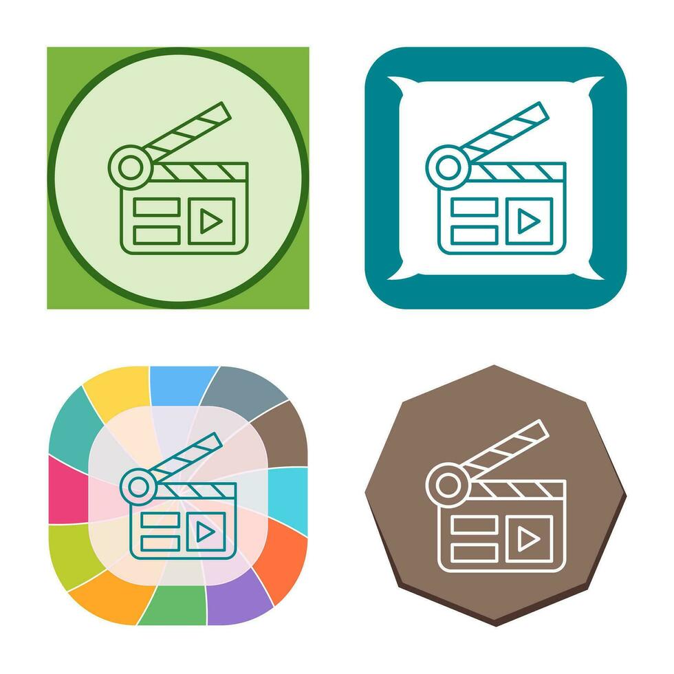 Clapper Board Vector Icon