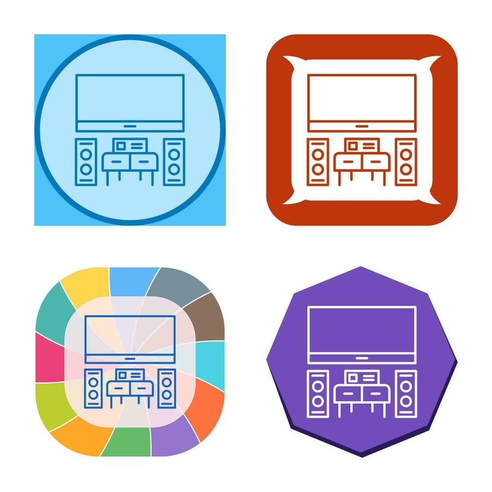 Home Theater Vector Icon