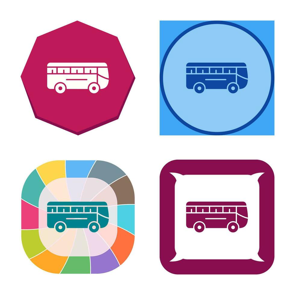 icono de vector de bus