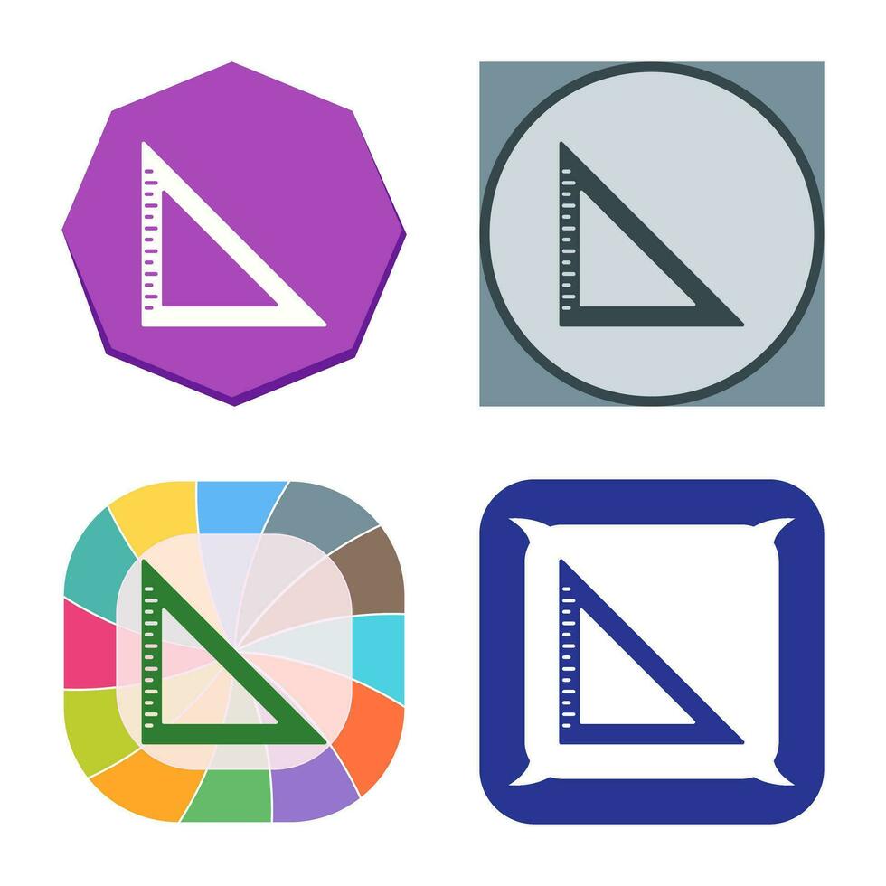 Set Square Vector Icon