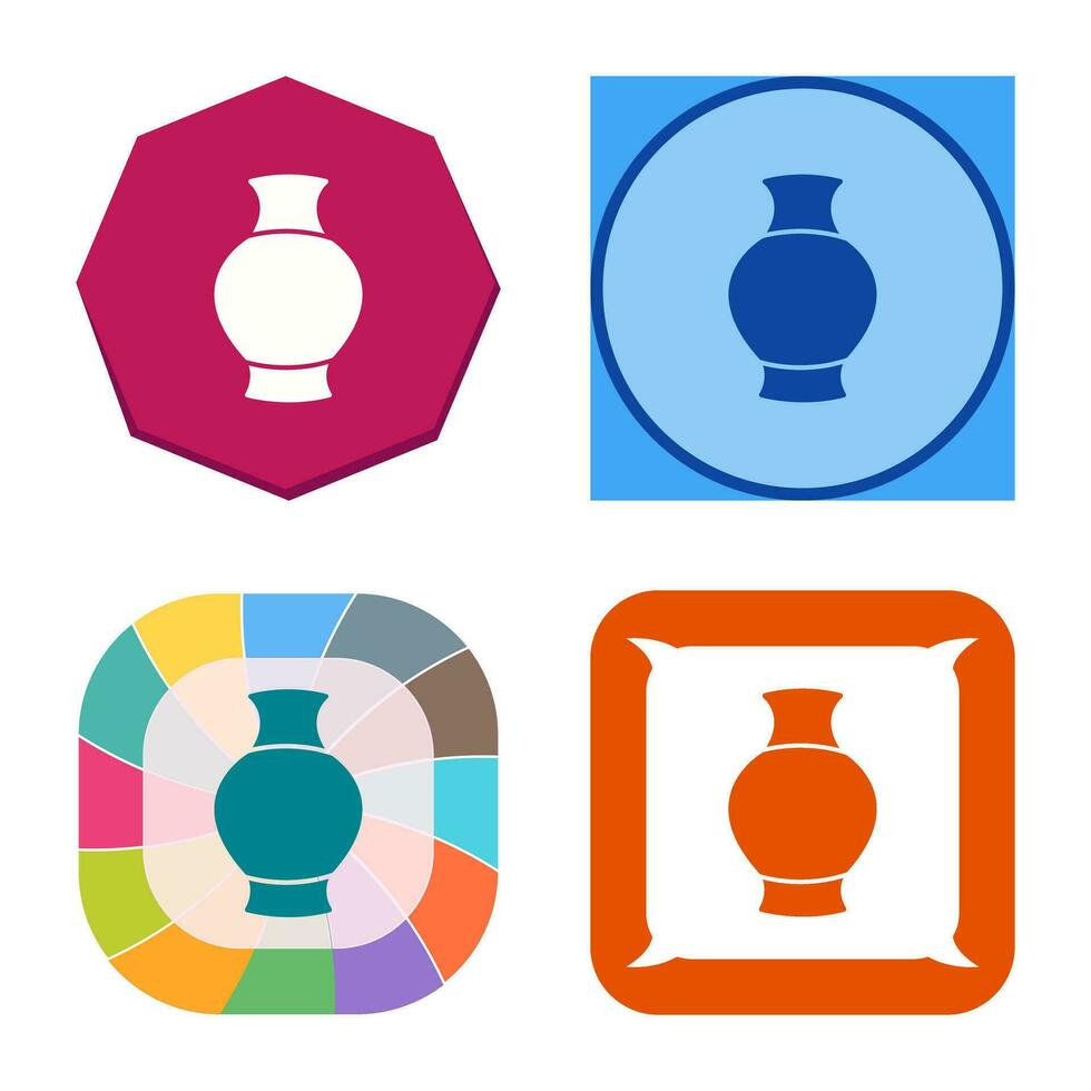 Antique Jar Vector Icon