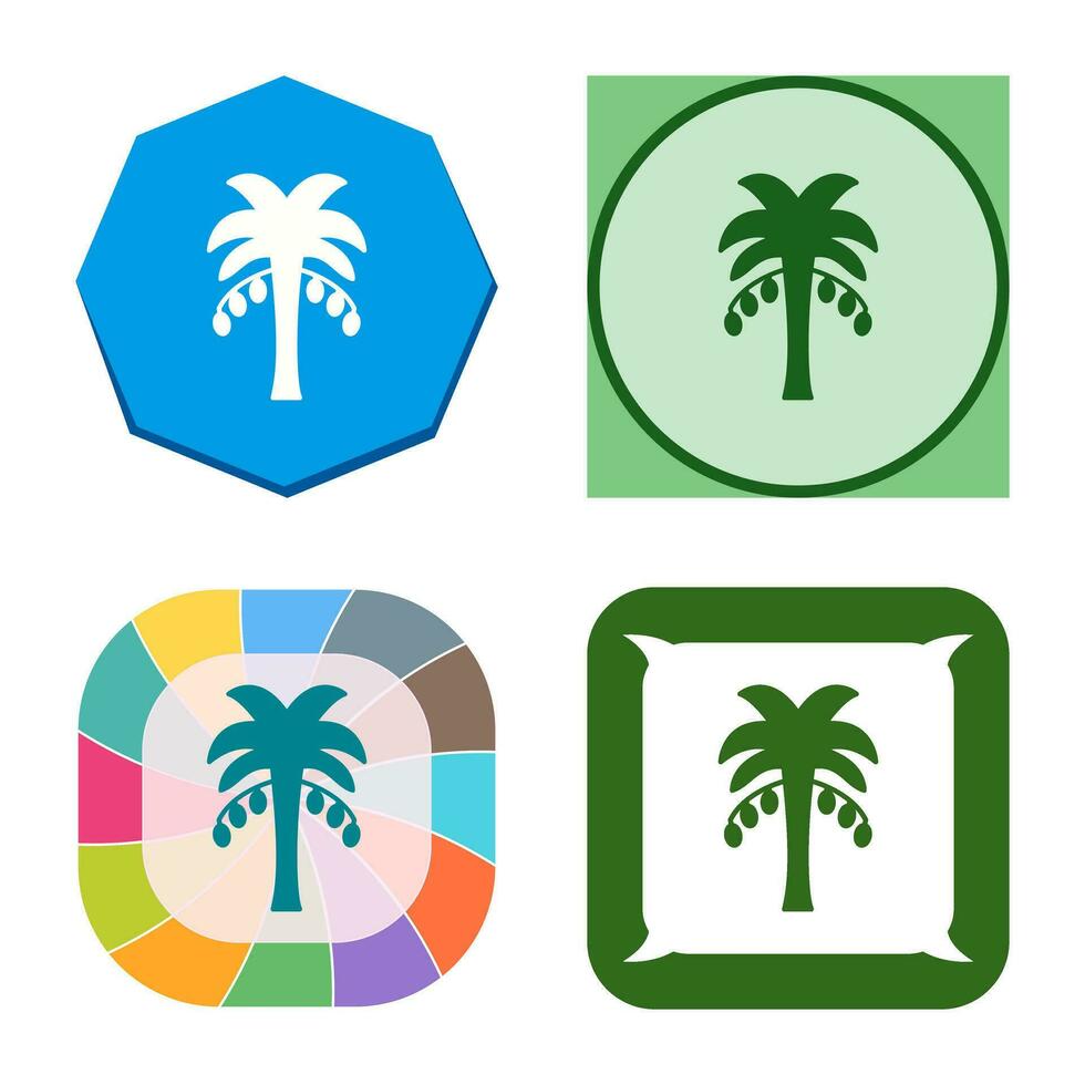 Coconut trees Vector Icon