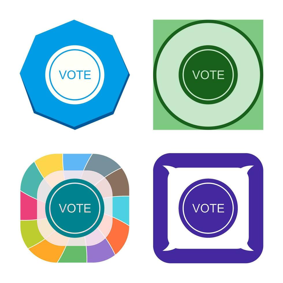 Vote Link Vector Icon