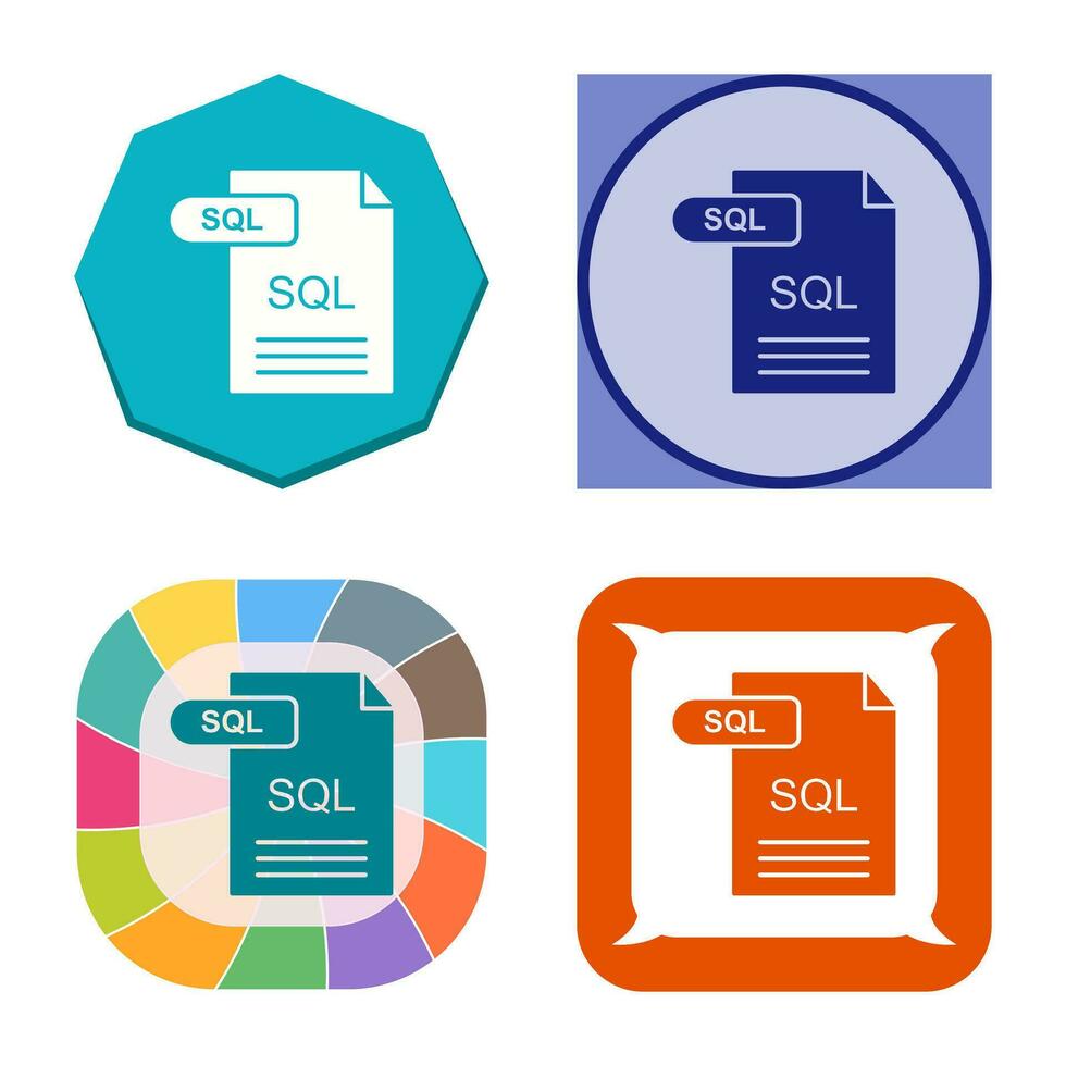 SQL Vector Icon 31909682 Vector Art at Vecteezy