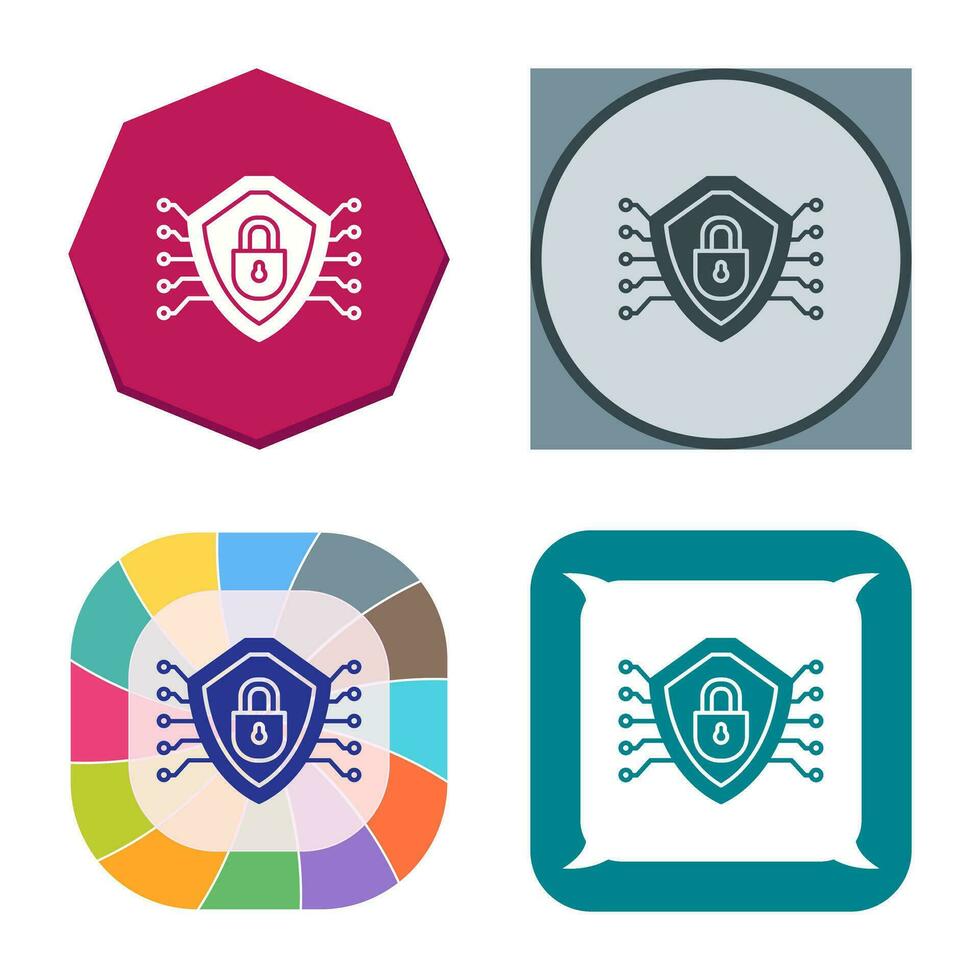 Cyber Security Vector Icon