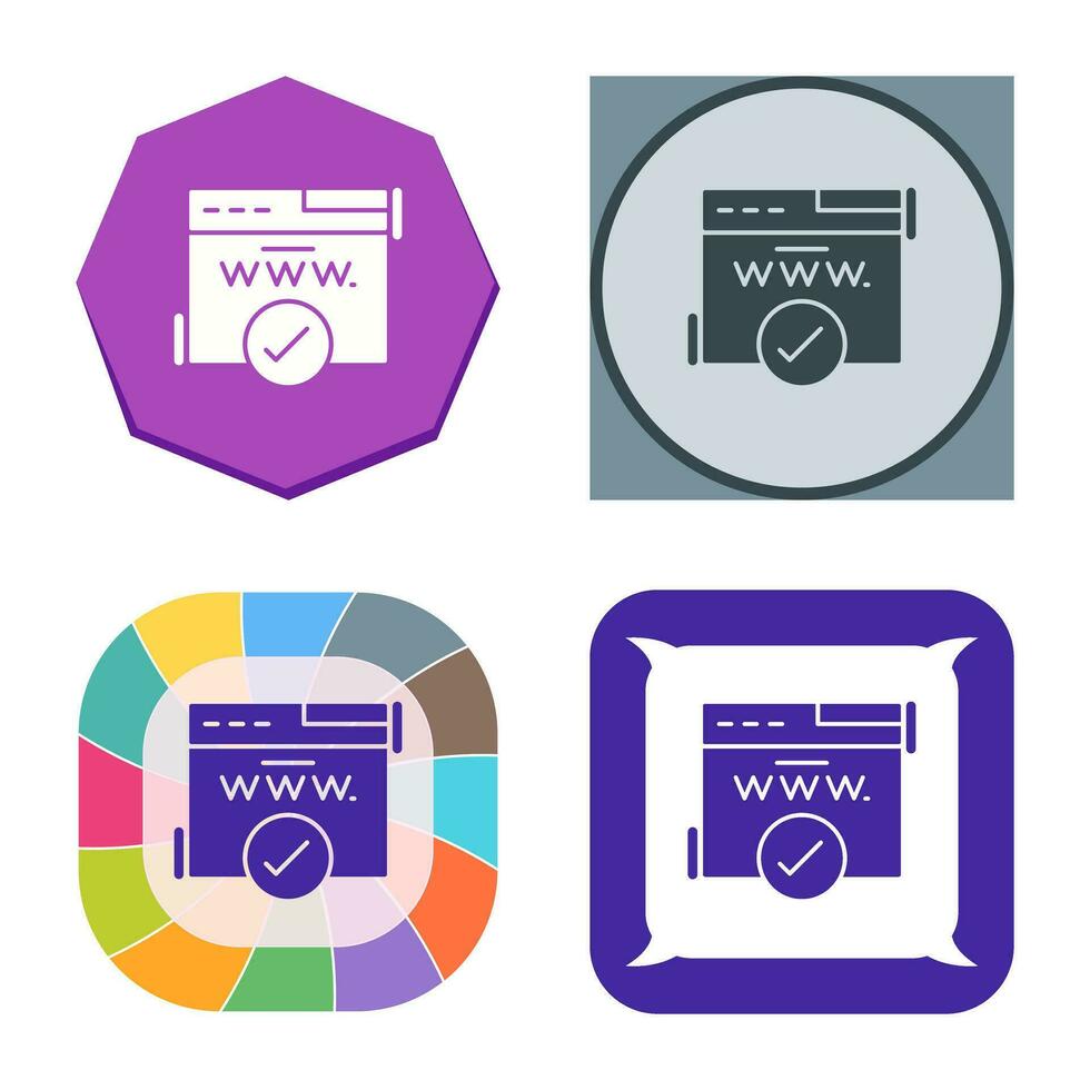 Domain Vector Icon