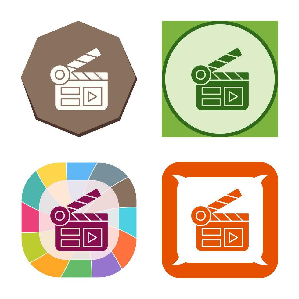 Clapper Board Vector Icon