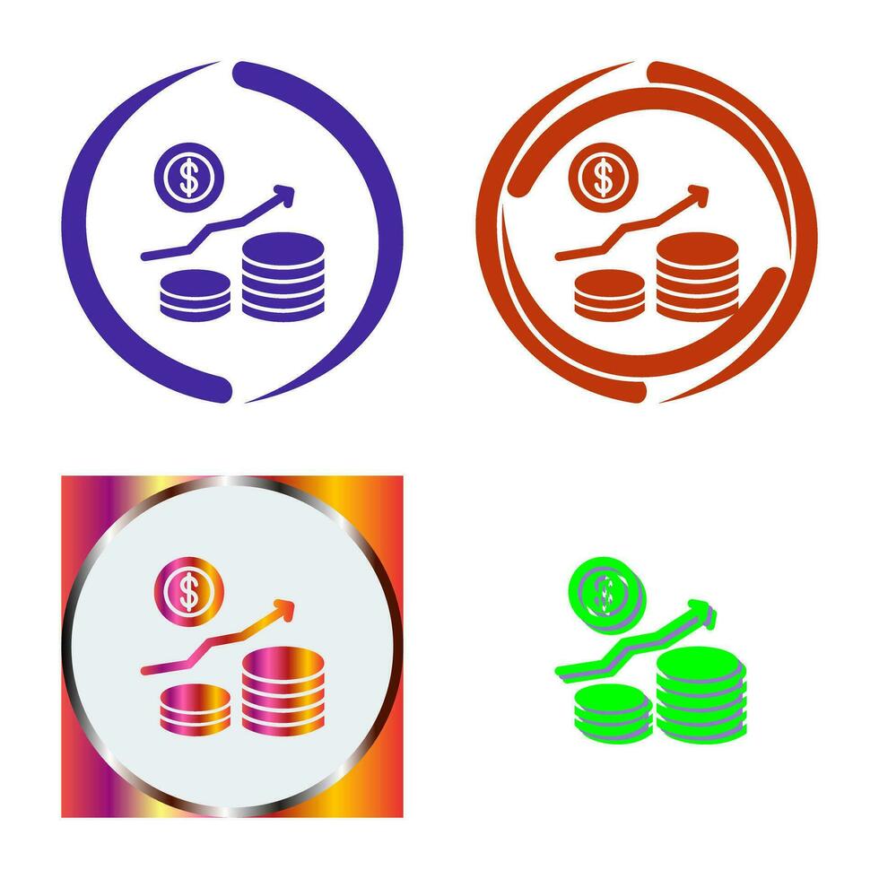 Money Growth Vector Icon