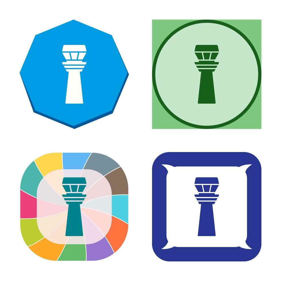 Control Tower Vector Icon