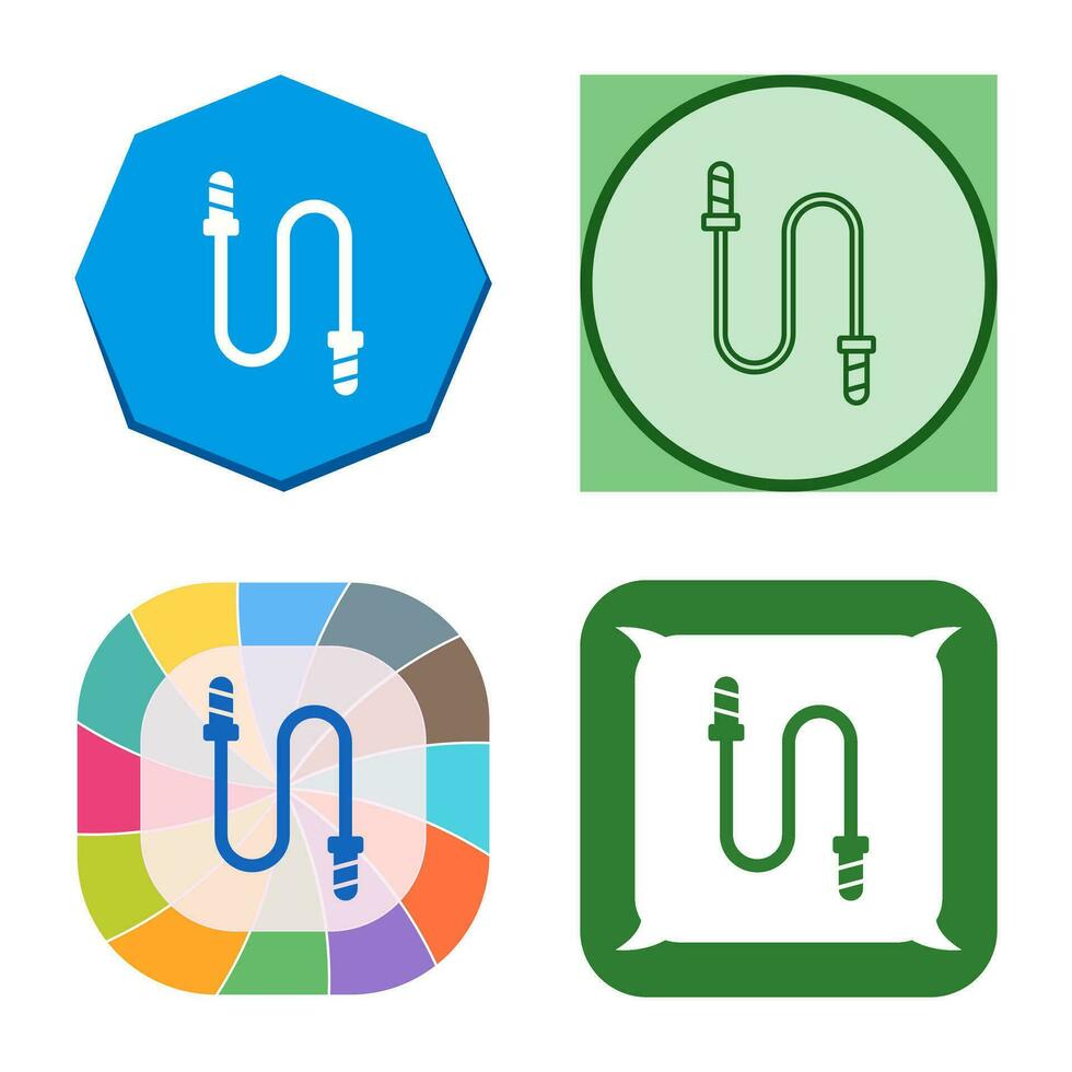 Jumping Rope Vector Icon