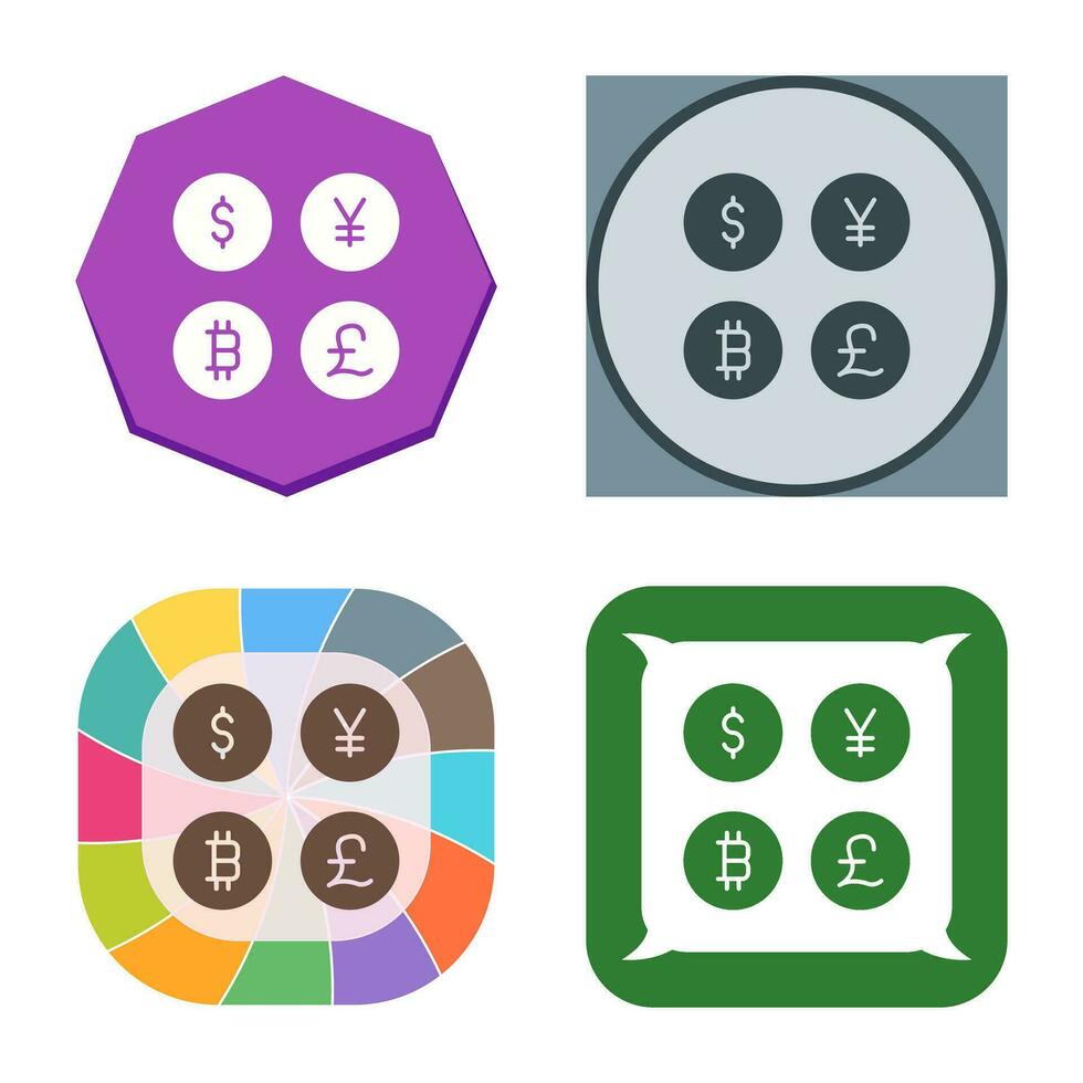 Currency Symbols Vector Icon