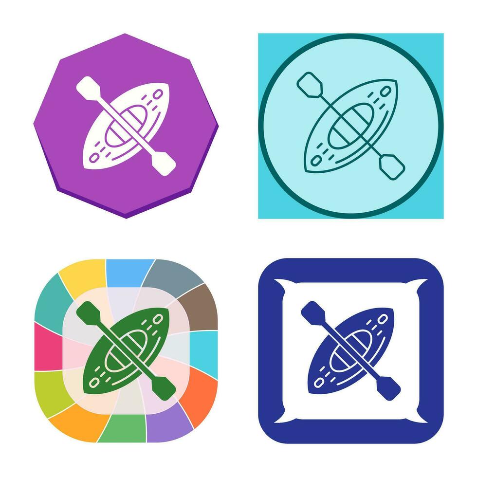 Kayak Vector Icon