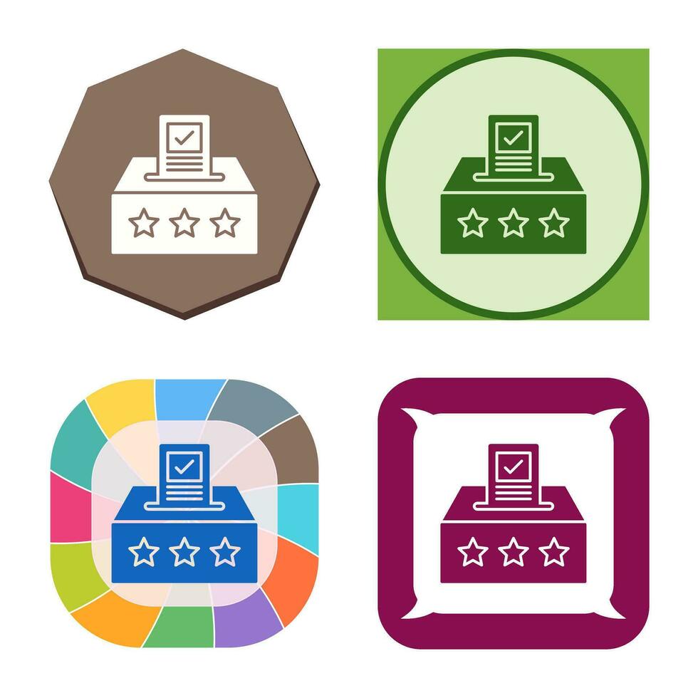 Ballot Vector Icon