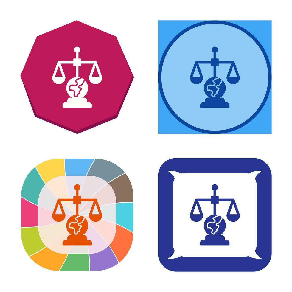 International Law Vector Icon