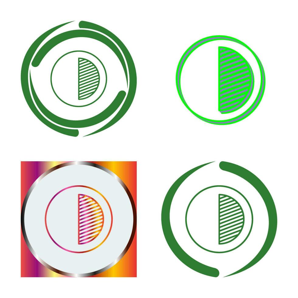Unique Contrast Vector Icon