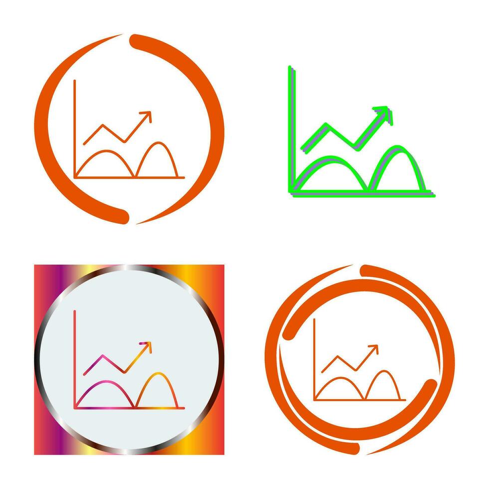 Trend in Graph Vector Icon