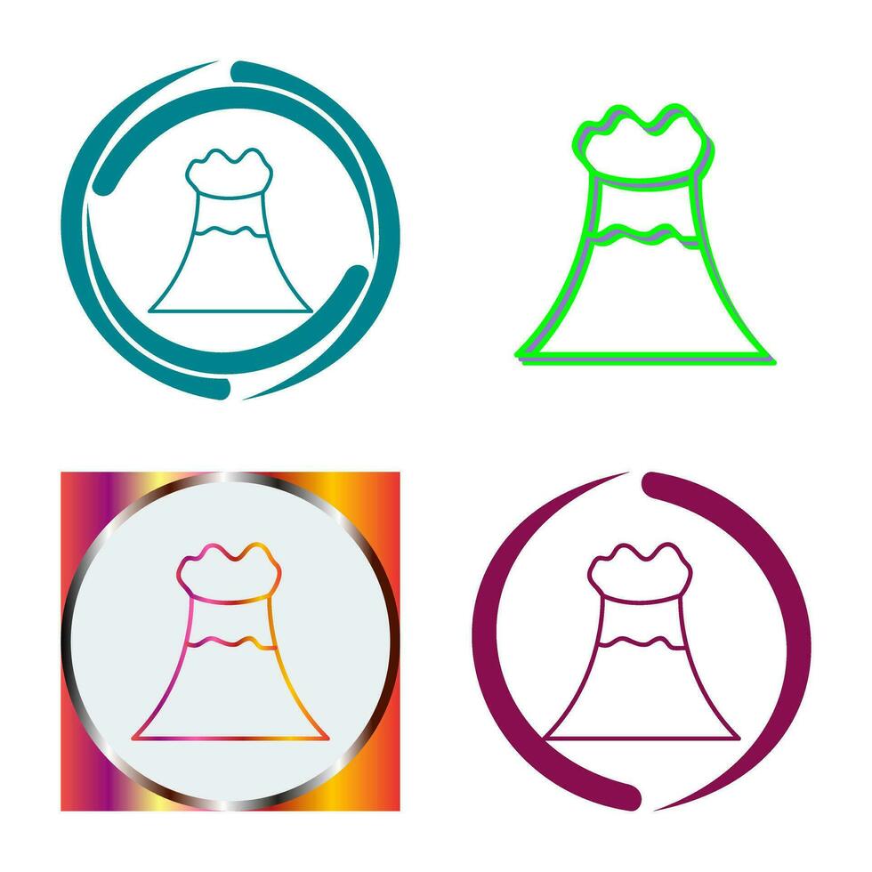 Volcano Vector Icon