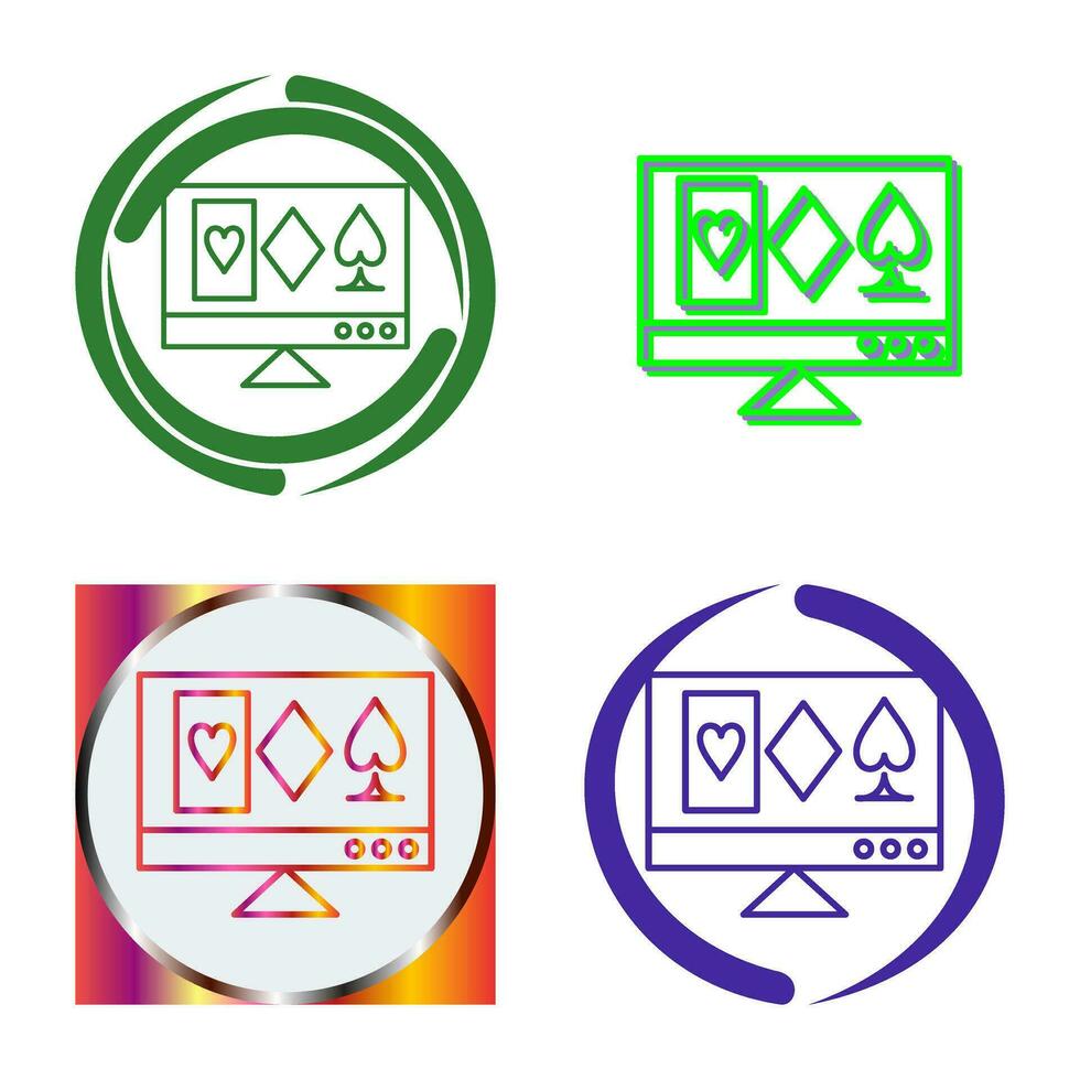 Online Gambling Vector Icon