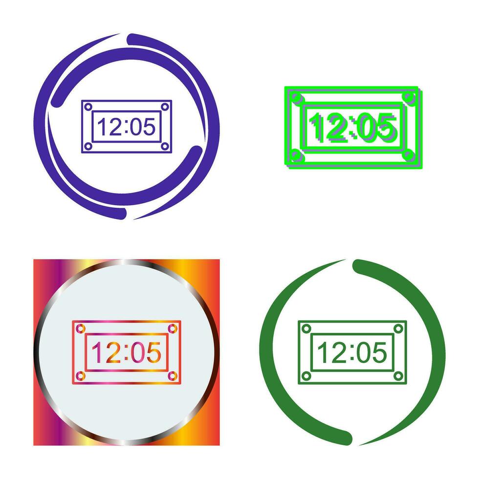 Unique Timer Vector Icon
