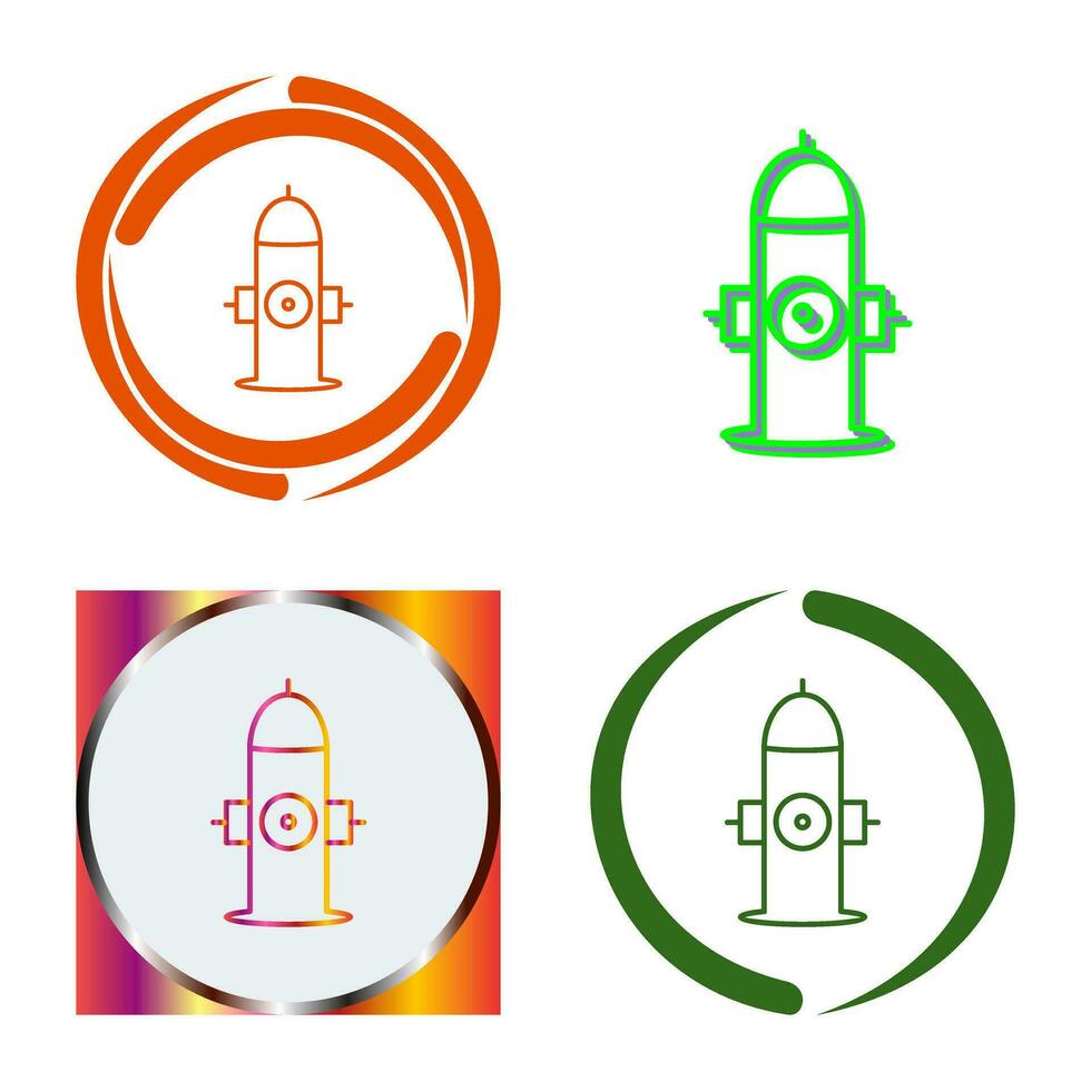 Unique Hydrant Vector Icon