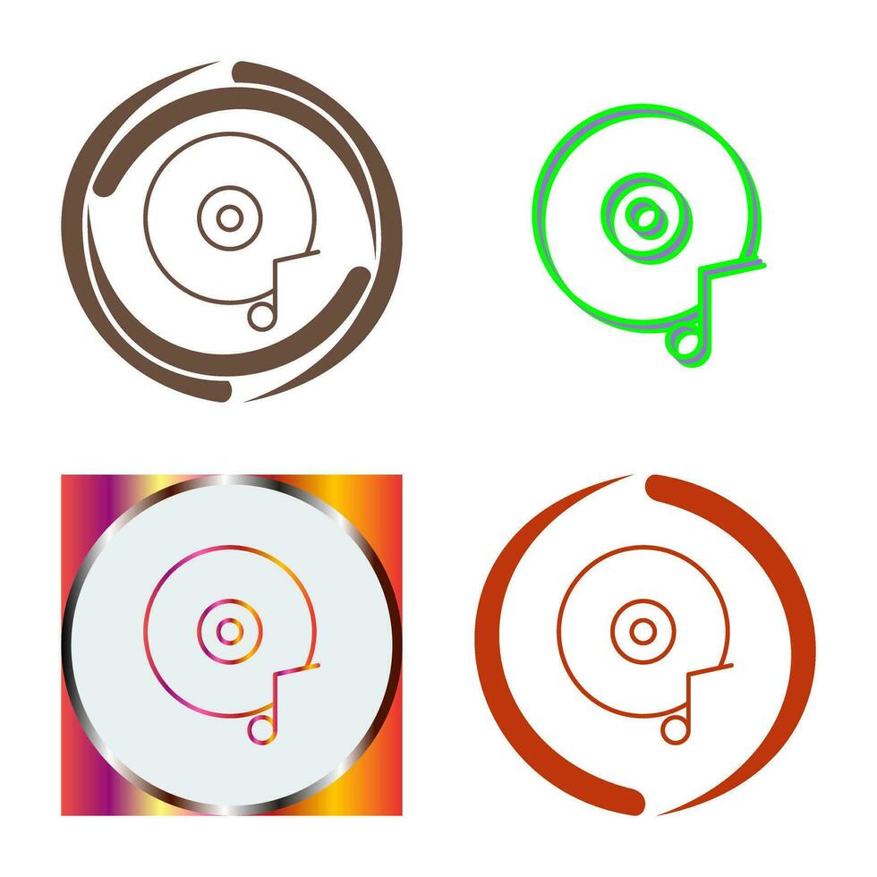 Music CD Vector Icon