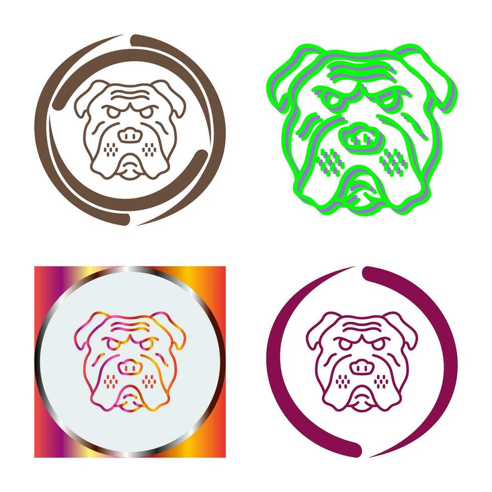 Bulldog Vector Icon