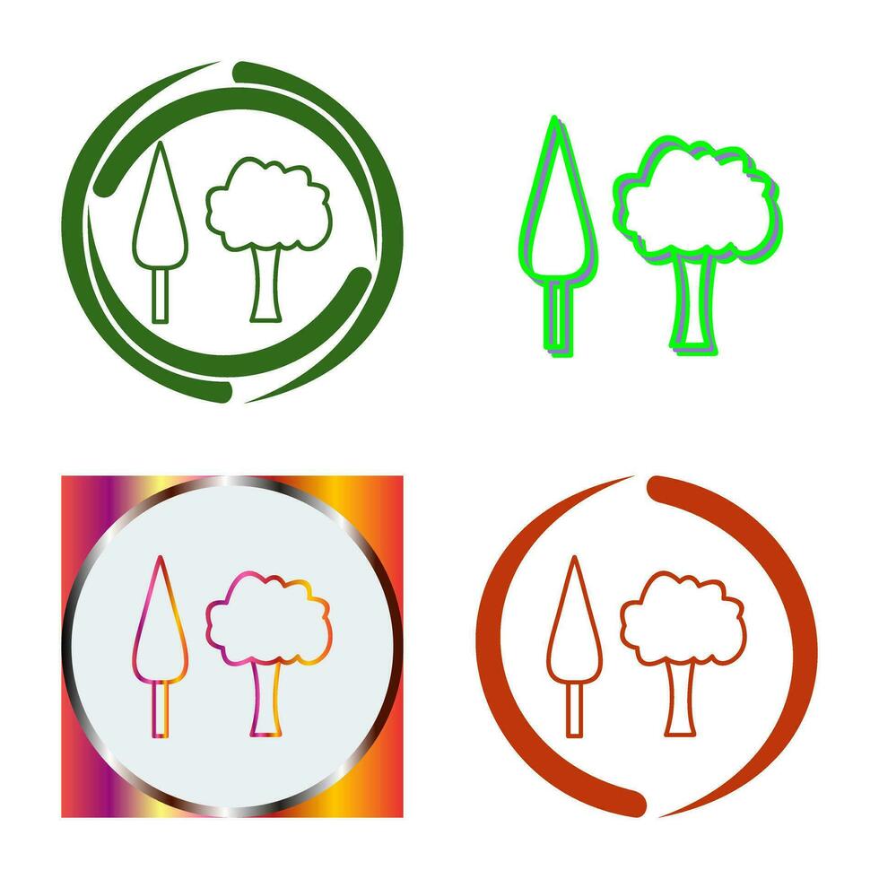 Trees Vector Icon