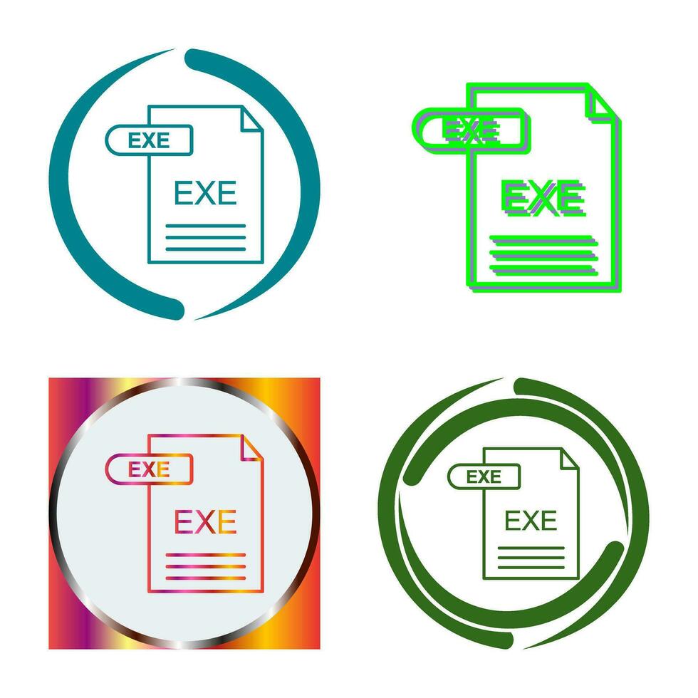 EXE Vector Icon