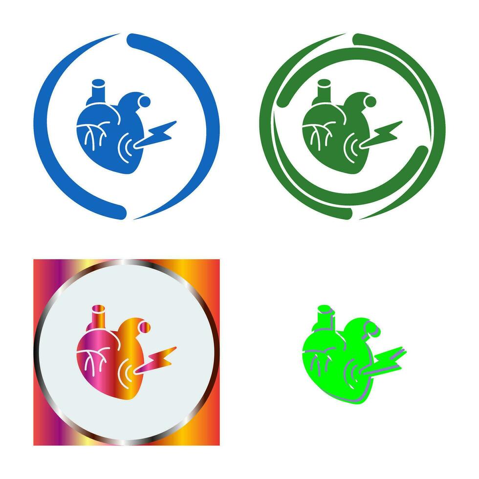 Heart Attack Vector Icon