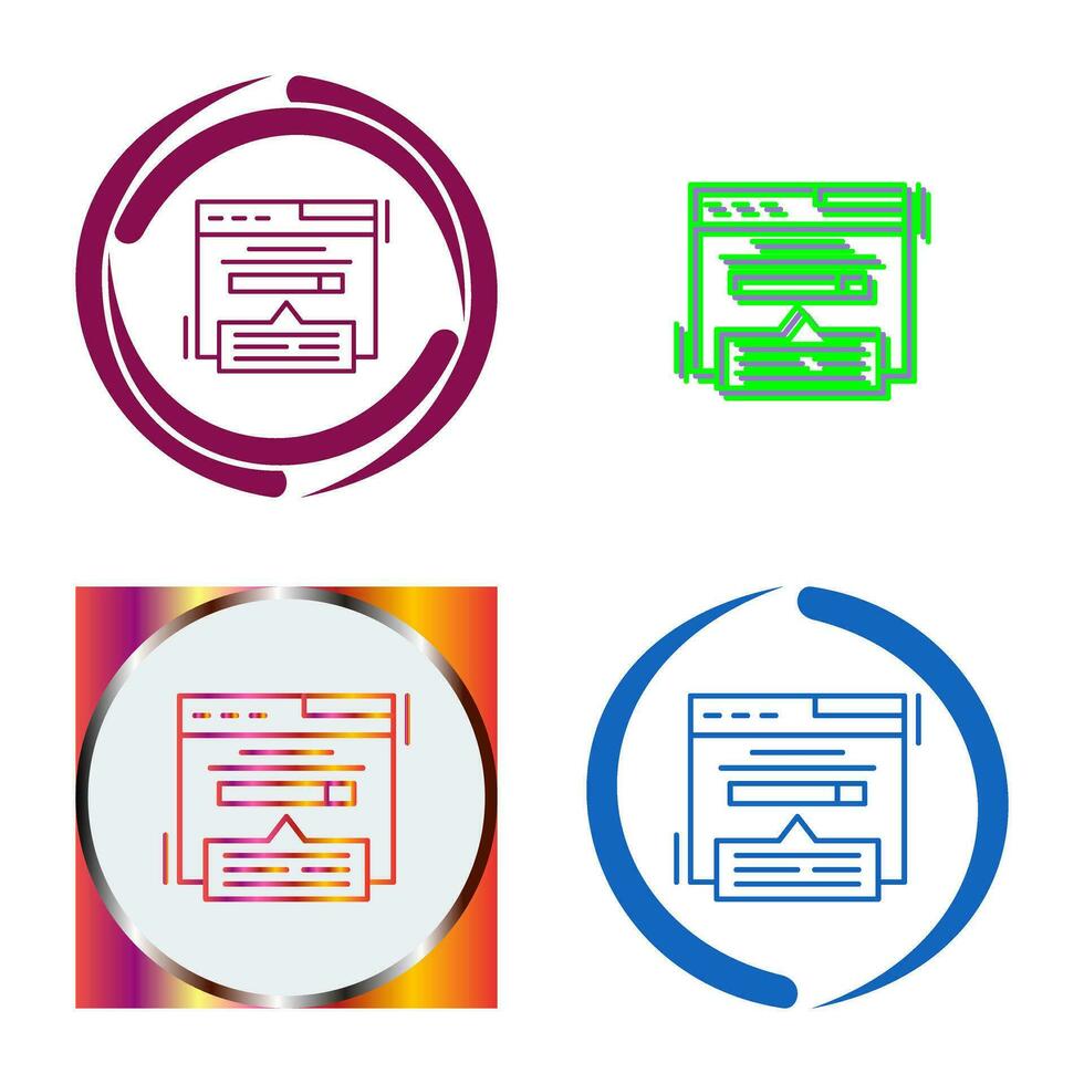 Keyword Search Vector Icon