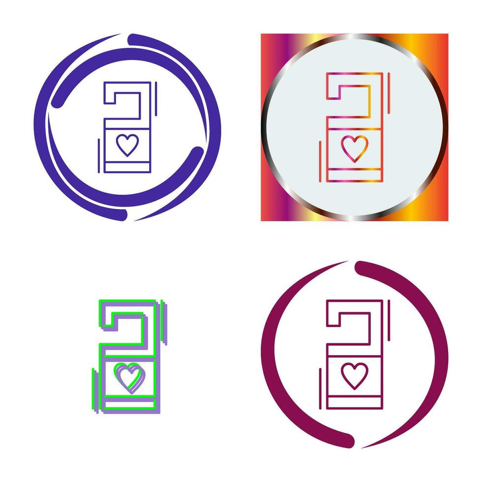 Door Knob Sign Vector Icon