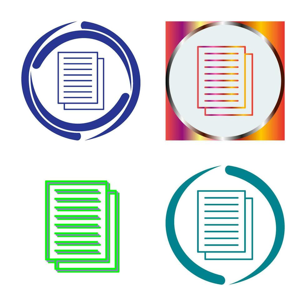 Document Vector Icon